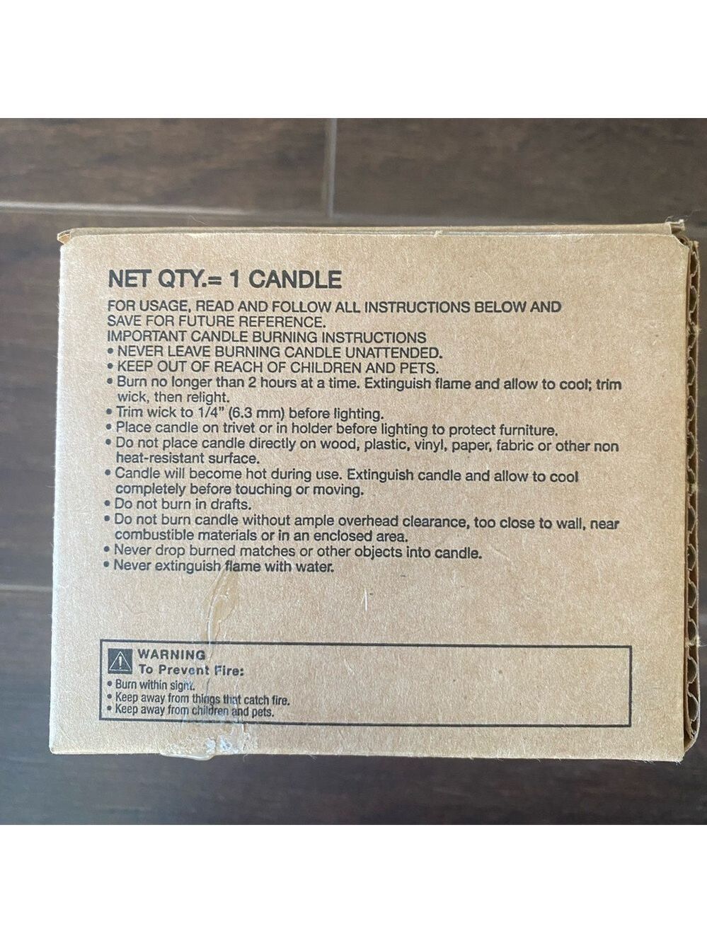 Avon Three Wick Candle Autumn Day New In Box - Picture 4 of 10